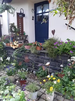 Ein Garten an der Unterkunft Ferienwohnung Vogt
