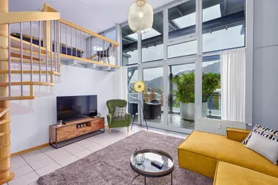 TV/Unterhaltungsangebot in der Unterkunft Penthouse Palais Mosel