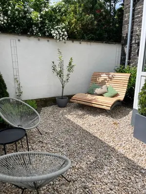 Ein Garten an der Unterkunft Ferienwohnung Basaltliebe Mendig