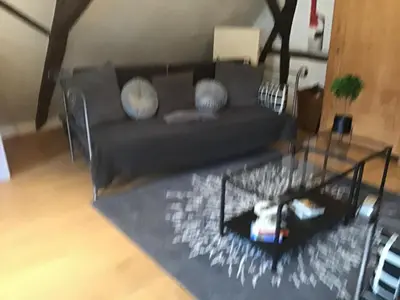 Ein Sitzbereich in der Unterkunft Ferienhaus-Barz