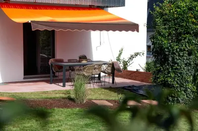 Ein Garten an der Unterkunft Casa Oos