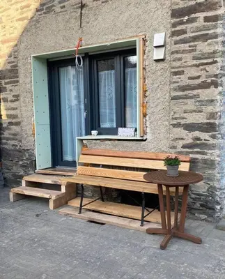 Ein Balkon oder eine Terrasse in der Unterkunft Else' s Stübchen