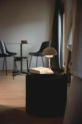 Ein Sitzbereich in der Unterkunft Klara Rooms