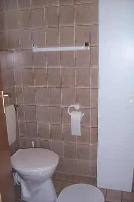 Ein Badezimmer in der Unterkunft Ferienwohnung Hecking