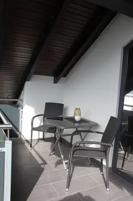 Ein Sitzbereich in der Unterkunft Eifel - Moselhöhe