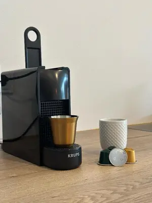 Kaffee-/Teezubehör in der Unterkunft Flussbett - Appartement an der Mosel
