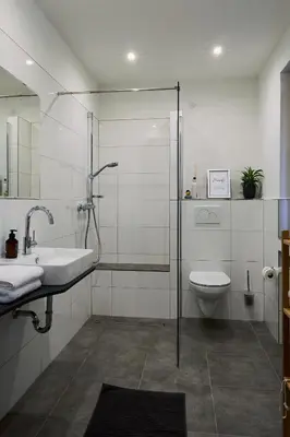 Ein Badezimmer in der Unterkunft Flussbett - Appartement an der Mosel