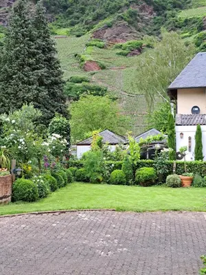 Ein Garten an der Unterkunft Landhauskiebel