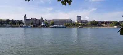 Blick auf einen Fluss in der Nähe der Ferienwohnung