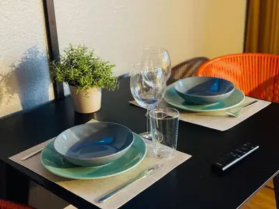 Grundriss der Unterkunft Klassen Stay - Design Studio in 11 Etage - Tolle Aussicht - Sauna, Pool - Netflix