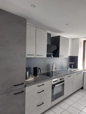 Küche/Küchenzeile in der Unterkunft Ferienwohnung Uljana
