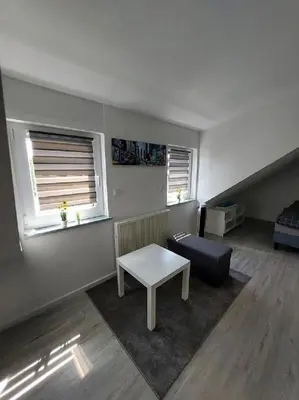 Ein Sitzbereich in der Unterkunft Ferienwohnung Uljana
