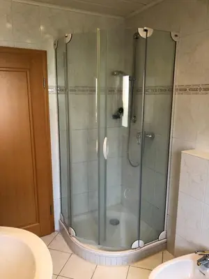 Ein Badezimmer in der Unterkunft Wohnung in ruhiger Wohnlage