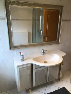 Ein Badezimmer in der Unterkunft Wohnung in ruhiger Wohnlage