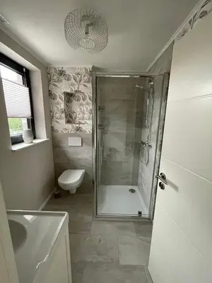 Ein Badezimmer in der Unterkunft Ferienhaus Kleine Auszeit