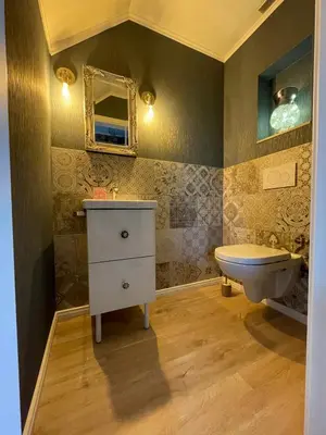 Ein Badezimmer in der Unterkunft Ferienhaus Kleine Auszeit