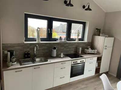 Küche/Küchenzeile in der Unterkunft Ferienhaus Kleine Auszeit