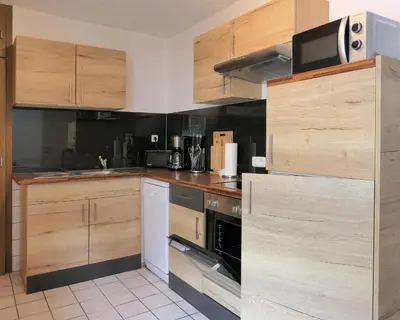 Küche/Küchenzeile in der Unterkunft Ferienhaus Blick zur Ahr
