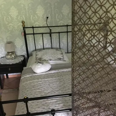 Ein Bett oder Betten in einem Zimmer der Unterkunft Ferienwohnung Hering in Dill