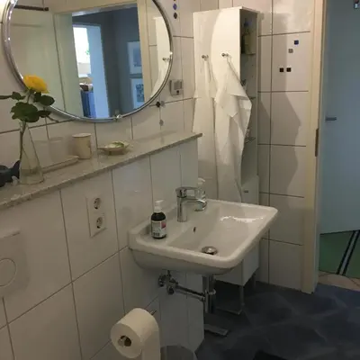 Ein Badezimmer in der Unterkunft Ferienwohnung Hering in Dill
