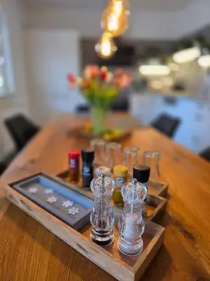 Getränke in der Unterkunft Ferienwohnung Am Säuerlingsturm