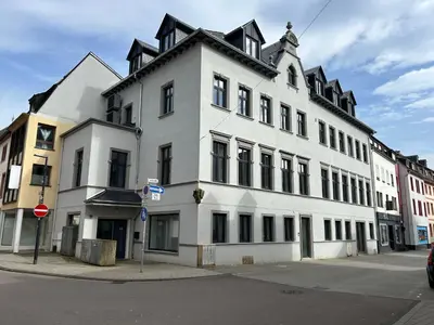 Das Gebäude in dem sich die Ferienwohnung befindet