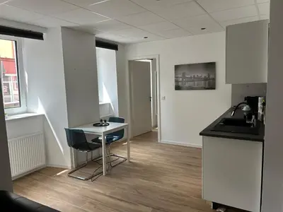 Küche/Küchenzeile in der Unterkunft LuxAppartement Trier