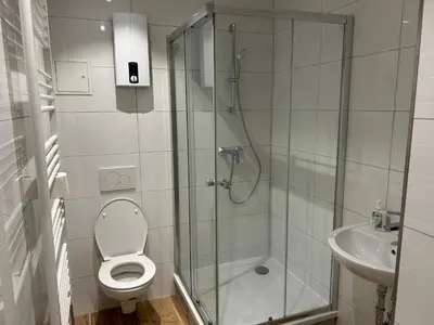 Ein Badezimmer in der Unterkunft LuxAppartement Trier