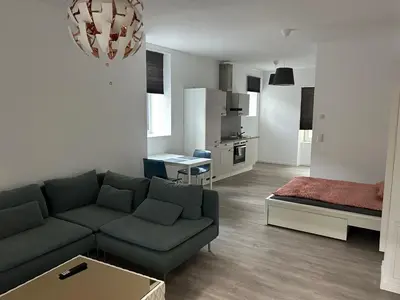 Küche/Küchenzeile in der Unterkunft LuxAppartement Trier