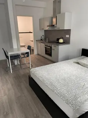 Küche/Küchenzeile in der Unterkunft LuxAppartement Trier