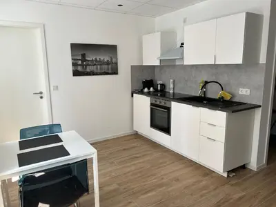 Küche/Küchenzeile in der Unterkunft LuxAppartement Trier