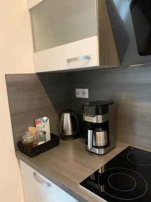 Küche/Küchenzeile in der Unterkunft Residence Anke