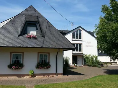 Das Gebäude in dem sich die Ferienwohnung befindet