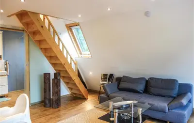 Ein Sitzbereich in der Unterkunft Lovely Home In Kerschenbach With Wifi