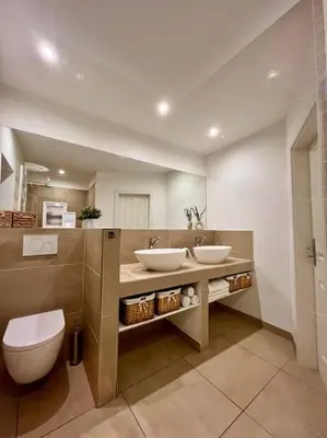 Ein Badezimmer in der Unterkunft Stilvolles Ferienhaus in Gerolstein
