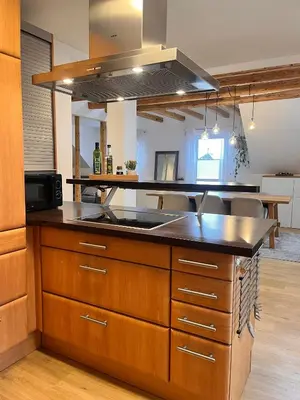 Küche/Küchenzeile in der Unterkunft Stilvolles Ferienhaus in Gerolstein