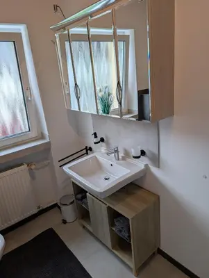 Ein Badezimmer in der Unterkunft Ferienwohnung Hennessy