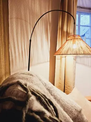 Ein Bett oder Betten in einem Zimmer der Unterkunft Friends&Family Veldenz L
