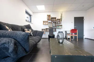 Ein Sitzbereich in der Unterkunft Studio Trier-Petrisberg