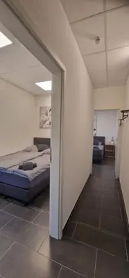 Ein Bett oder Betten in einem Zimmer der Unterkunft Studio Trier-Petrisberg