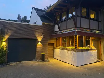 Das Gebäude in dem sich die Ferienwohnung befindet