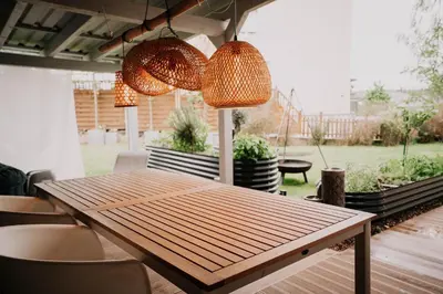 Ein Garten an der Unterkunft Soonwald Haus I Hot Tube I Whirlpool I Kamin