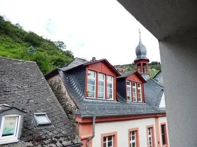 Das Gebäude in dem sich die Ferienwohnung befindet