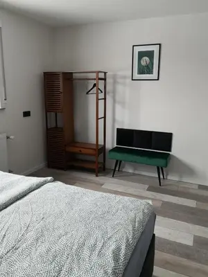 Ein Bett oder Betten in einem Zimmer der Unterkunft Apartment in Nonnweiler-Otzenhausen