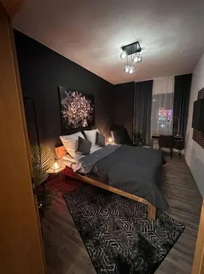 Ein Bett oder Betten in einem Zimmer der Unterkunft 3 Zimmer Apartment mitten in Altstadt - Koblenz