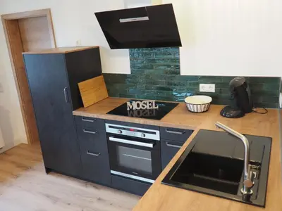 Küche/Küchenzeile in der Unterkunft Ferienwohnung Sonnenseite
