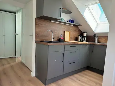 Küche/Küchenzeile in der Unterkunft Ferienhaus Merl