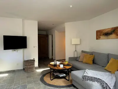 TV/Unterhaltungsangebot in der Unterkunft Ferienhaus Merl