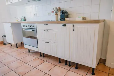 Küche/Küchenzeile in der Unterkunft Gemütliche Rheinblick Residenz