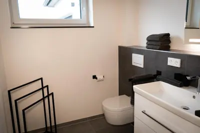 Ein Badezimmer in der Unterkunft Hunsrück Lodge